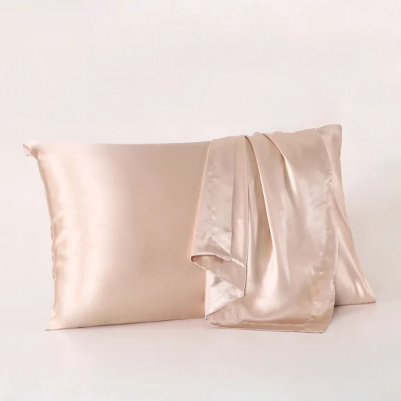 La Taie D'oreiller Pure soie de mûrier (Beige)