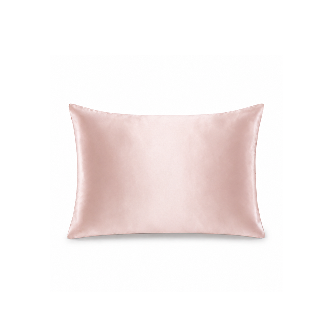 La Taie D'oreiller Pure soie de mûrier (Rose)
