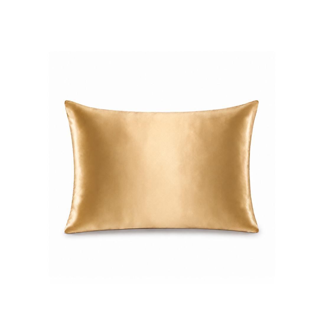 La Taie D'oreiller Pure soie de mûrier (Gold)