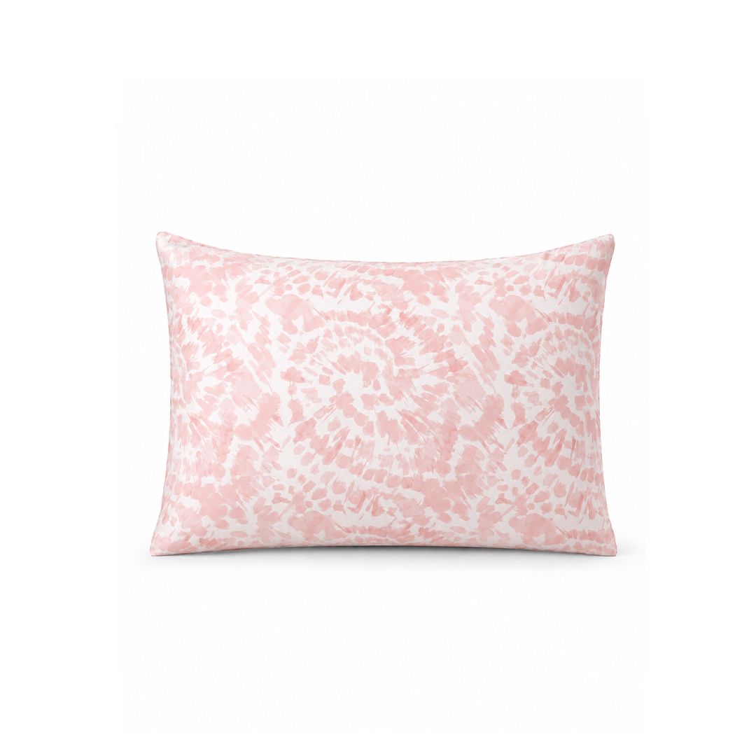 La Taie D'oreiller Pure soie de mûrier (Rose tie and dye)