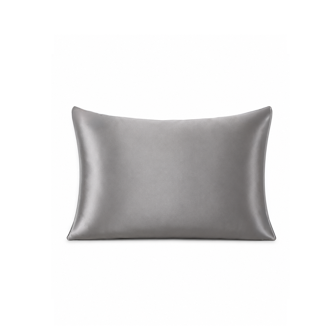 La Taie D'oreiller Pure soie de mûrier (Gris)