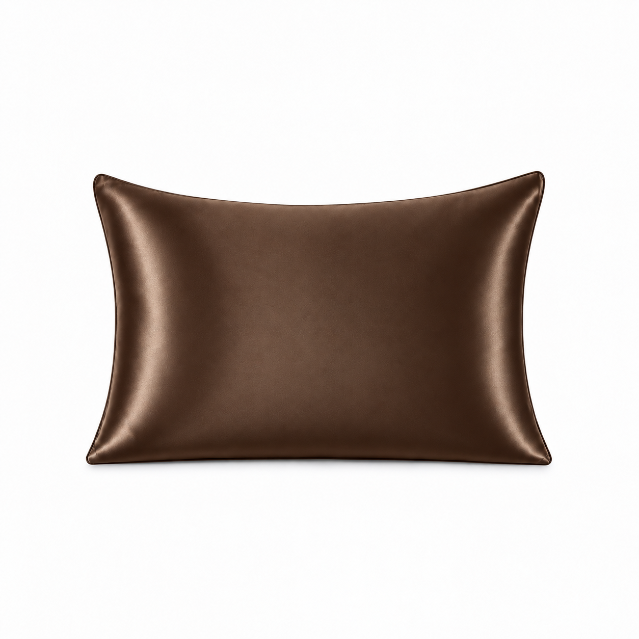 La Taie D'oreiller Pure soie de mûrier (Marron)
