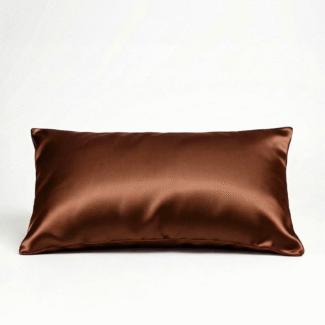 La Taie D'oreiller Pure soie de mûrier (Marron)